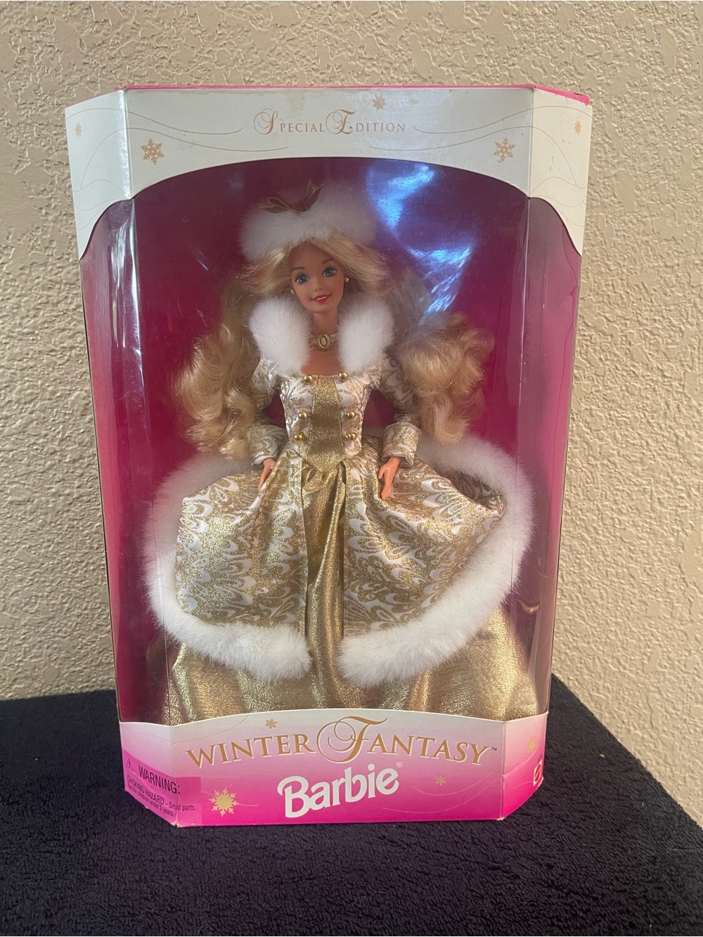 Barbie Winter Fantasy Doll - Gold & White